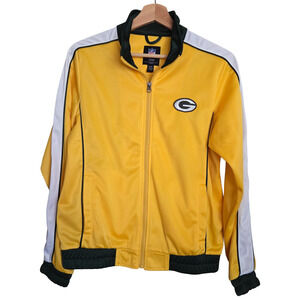 NFL Green Bay Packers | Front Zip Embroidered Patch Logo Track Jacket
